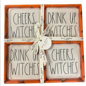 Rae Dunn CHEERS WITCHES & DRINK UP WITCHES Coaster